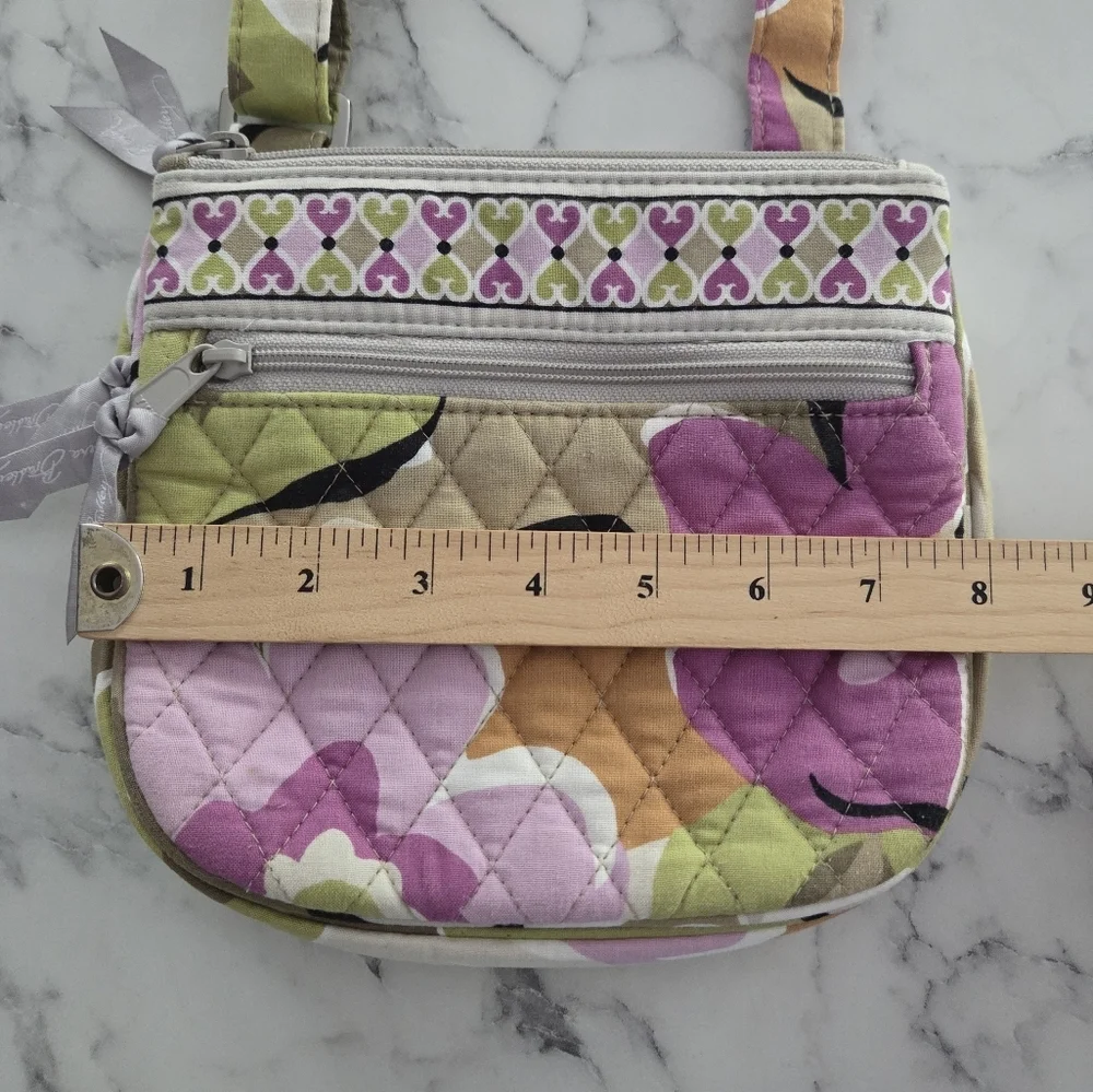 VERA BRADLEY Little Hipster Flap Crossbody Portobello Road Floral Travel Quilted - Picture 9 of 12
